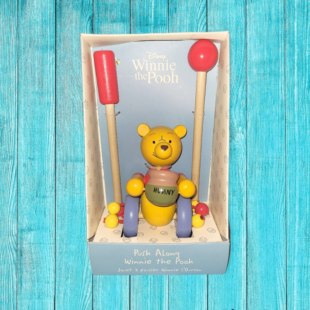 Orange Tree Toys Winnie The Pooh Wooden Push Along Toy 2017 Made in England